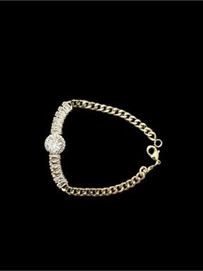 18k Gold Plated Rhinestone Bracelet